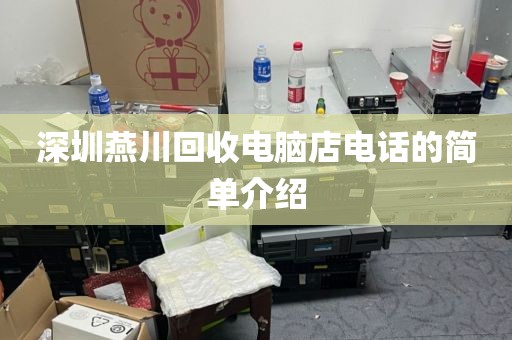 深圳燕川回收電腦店電話的簡(jiǎn)單介紹